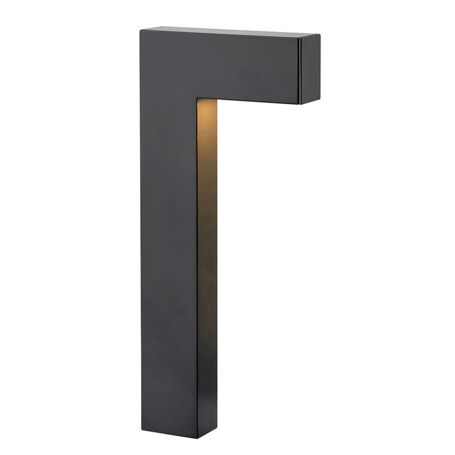 Hinkley Atlantis 15014SK-LL L-shaped LED path light in Satin Black
