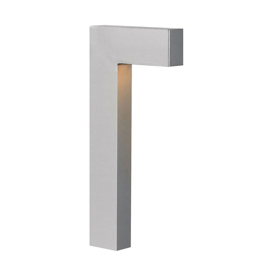 Hinkley Atlantis 15014TT-LL L-shaped LED path light in Titanium