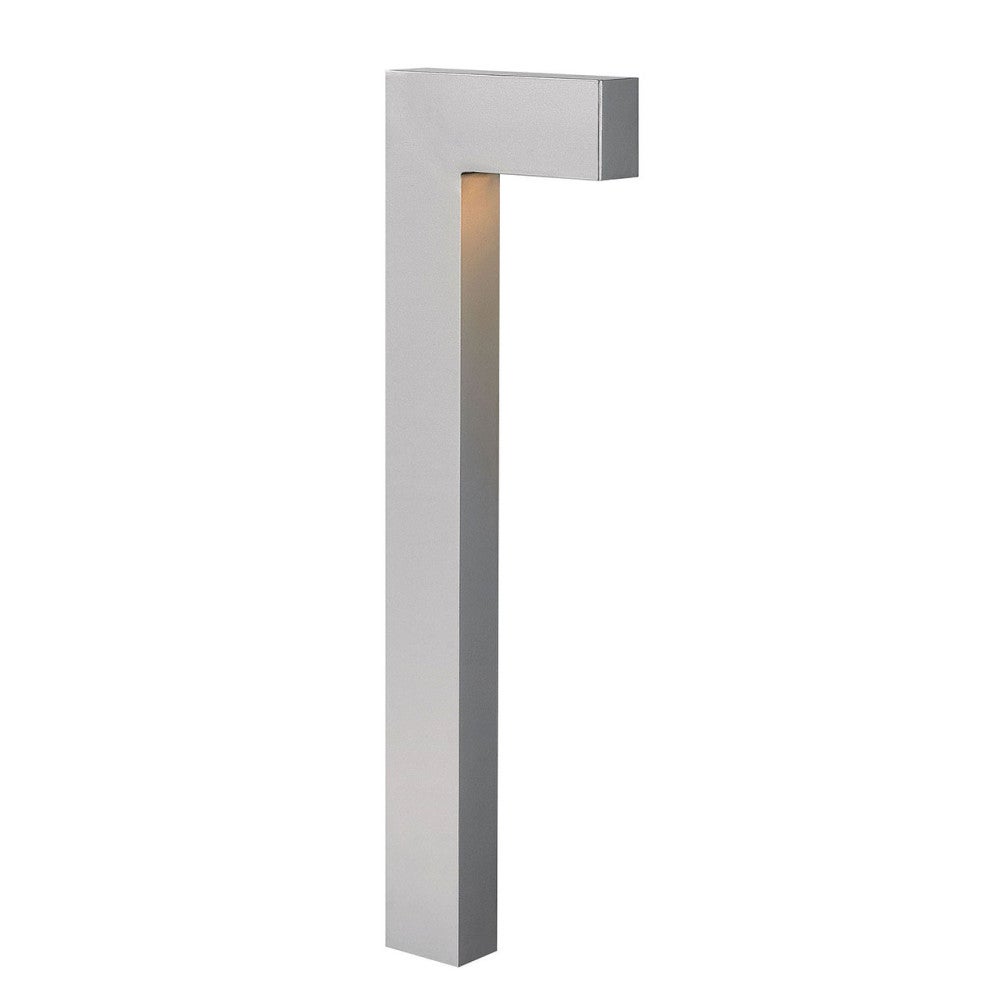 Hinkley 1518TT-LL Atlantis titanium path light with replaceable mini-wedge LED bulb