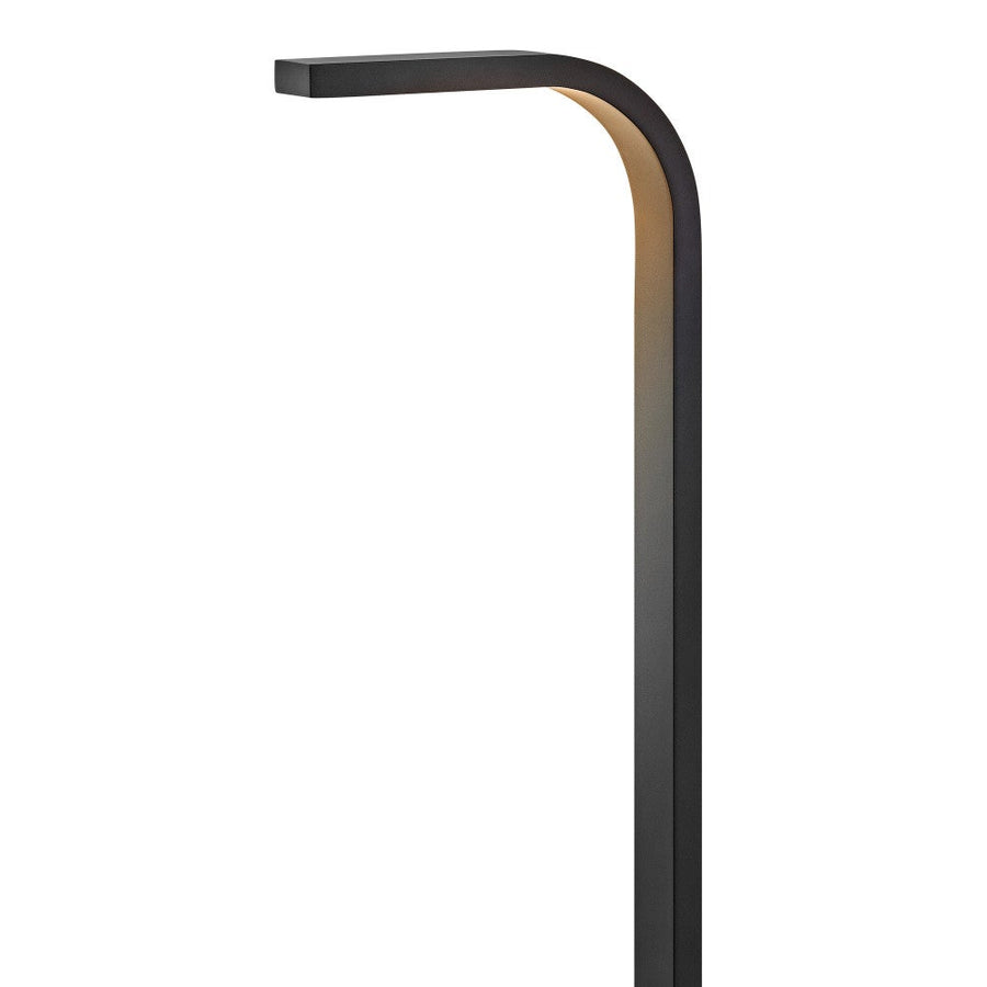 Hinkley 15546BK Rift LED path light in Black