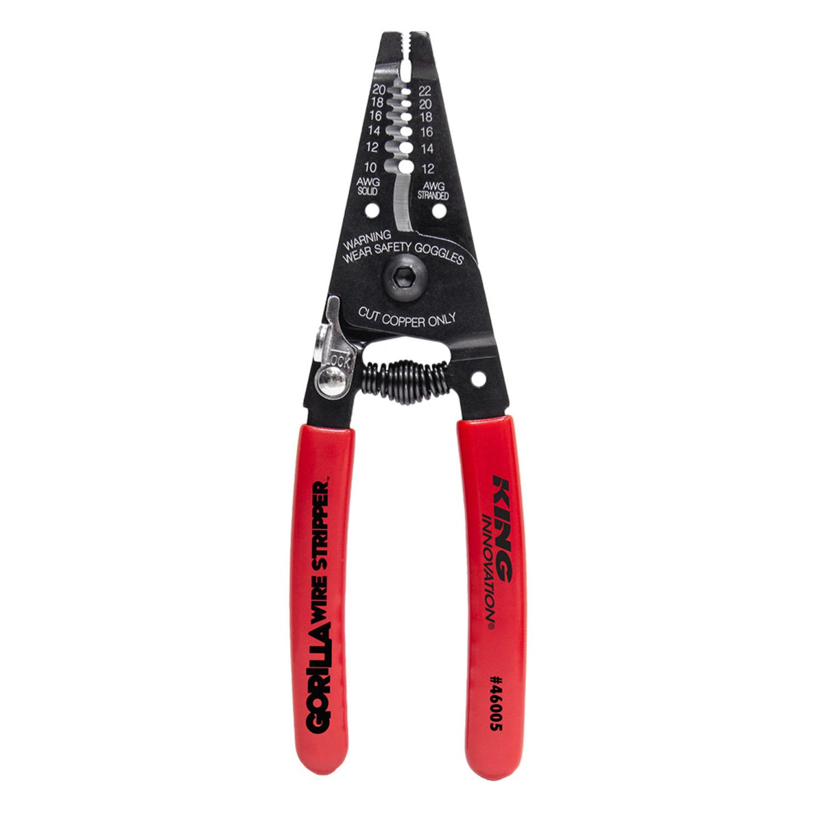 King Innovation 46005 Gorilla wire stripper with handle lock