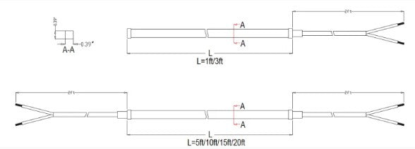 Lumien L3S1-15-30W-27K-WH Linear, Integrated Non-Modular, Silicone-Injected - White, Side-Flex - 15' Section, 30W, 72 Lm/Ft, 2700K, 10-15V - Atlantic Lighting