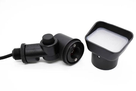 Lumien LAA-070-BK Black Aluminum Accessory Package, Micro, Flood Shroud and Knuckle - w/ LAP-002 - Atlantic Lighting