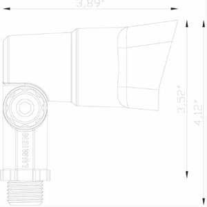 Lumien Bronze Aluminum Accessory Package, Micro, Flood Shroud and Knuckle - w/  LAP-002