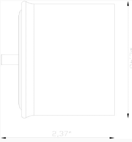 Lumien LAB-003-4W-30K Accessory, Path Light Replacement Module/Shroud, 4 Watts, 190 Lumens, 3000K - Atlantic Lighting