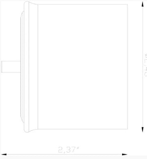 Lumien Accessory, Path Light Replacement Module/Shroud, 7 Watts, 245 Lumens, LumienPRO Module (RGBWW