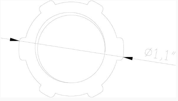 Lumien LAB-066 Accessory, Brass Set Ring - Atlantic Lighting