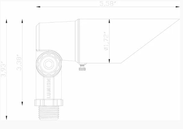 Lumien LAB-069 Accessory Package, Micro, 37 Degree Downlight Shroud and Knuckle - Includes LAB-001 - Atlantic Lighting