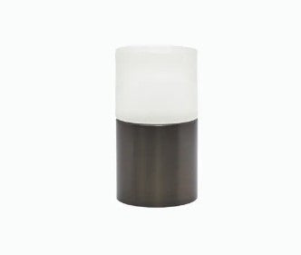 Lumien LAB-104 Accessory. Brass Micro Bollard Component, 360 Frosted with No Topper - Atlantic Lighting