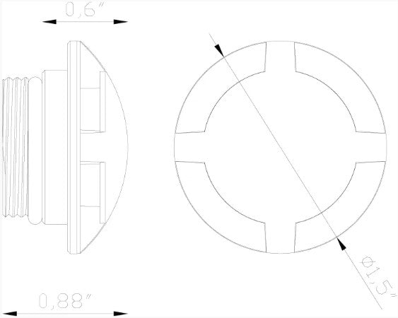 Lumien LAB-109 Nano Light, Recessed, Circular, 360 Accessory - Atlantic Lighting