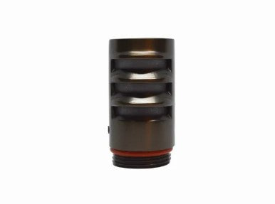 Lumien LAB-125 Accessory, Brass Nano Path Light Bollard Component, 180 Louvered - Atlantic Lighting