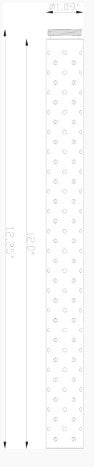 Lumien LAB-154 Nano, Shroud/Riser Option, Perforated, 12 inch - Atlantic Lighting