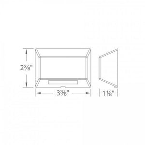 WAC Lighting 12V Rectangle Deck Light