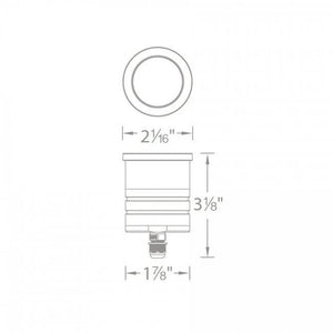 WAC Lighting 2" LED Slim Round Inground Light