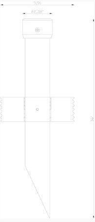 Lumien LAP-005 Accessory, Commercial Spike - Atlantic Lighting