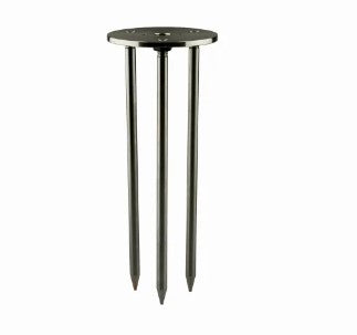 Lumien LAS-002 Accessory, Stainless Steel Trident Stake, 12" - Atlantic Lighting