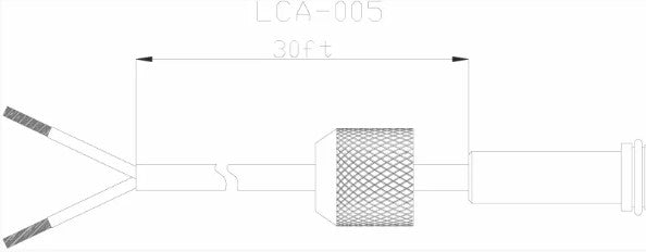 Lumien LCA-005 Accessory, Catenary, 30ft Power Feed, Female - Atlantic Lighting