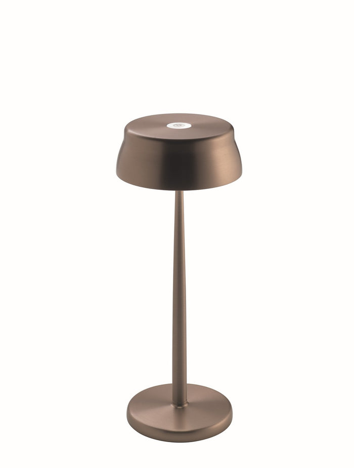 Zafferano Sister Light Table Lamp LD0300R3 Anodized Copper Aluminum