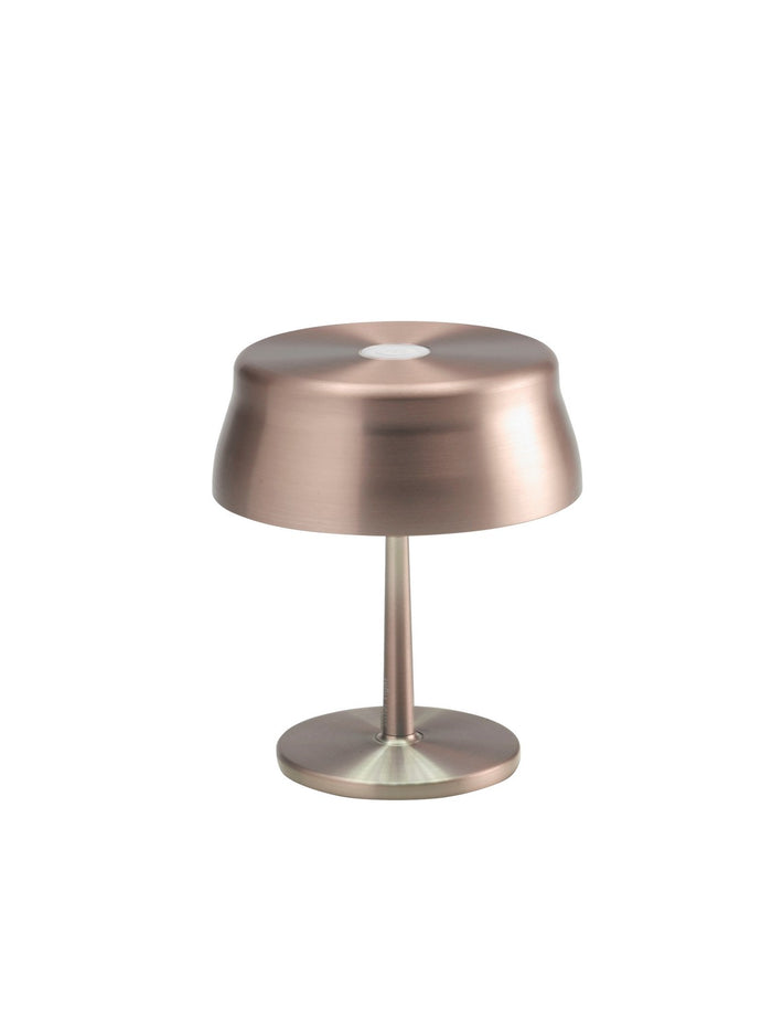 Zafferano Sister Light Mini Table Lamp LD0306R3 Anodized Copper Aluminum