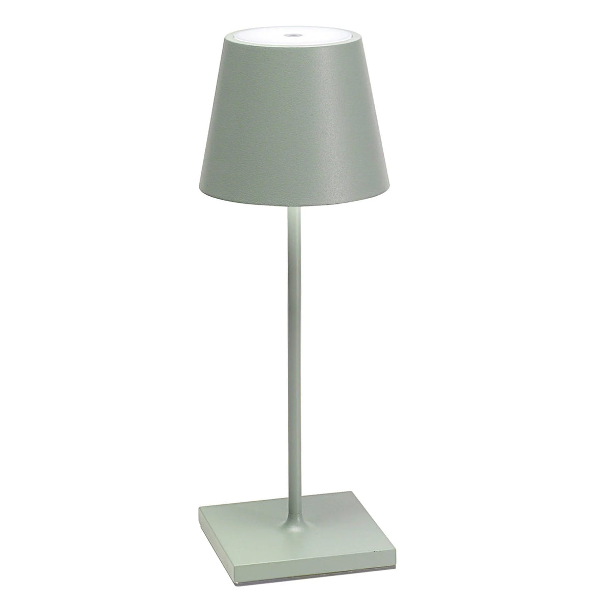 Zafferano LD0320G4 Poldina Portable Mini Table Lamp Sage - Atlantic Lighting