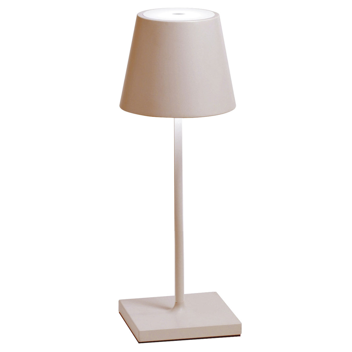 Zafferano LD0320S4 Poldina Pro Mini Portable Table Lamp Sand - Atlantic Lighting
