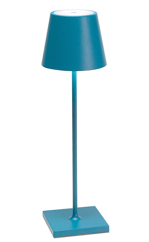 Zafferano Poldina Pro Portable Table Lamp LD0340A4 Avio Blue