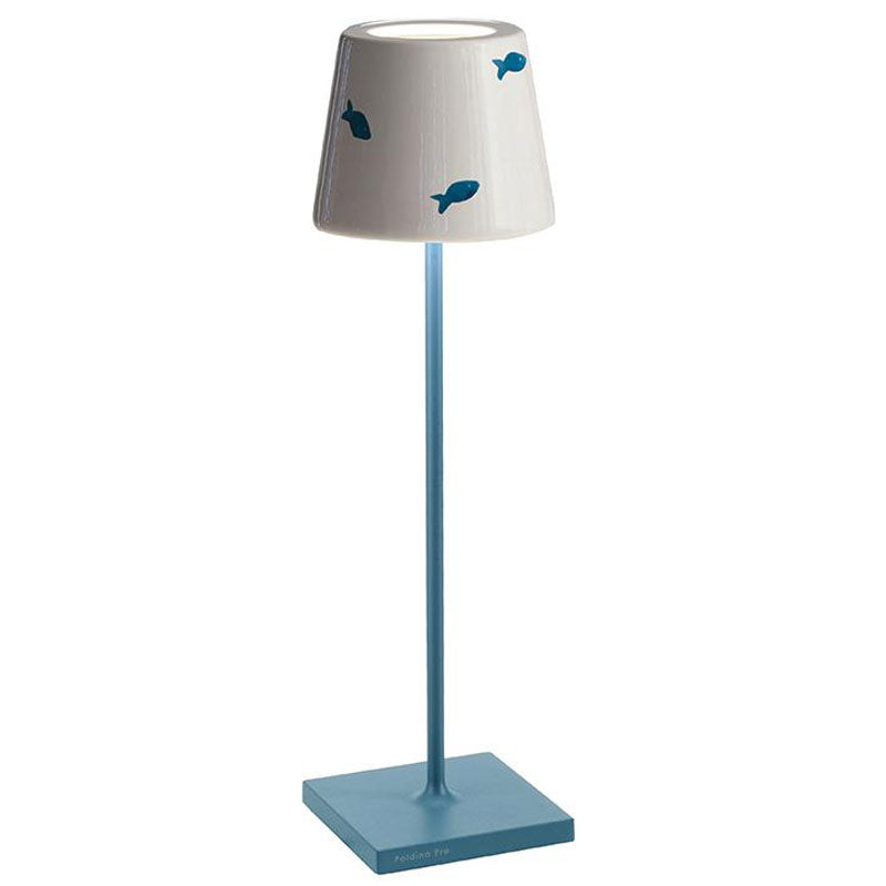 Zafferano LD0340AC1 Poldina Lido Portable Table Lamp Fish - Atlantic Lighting