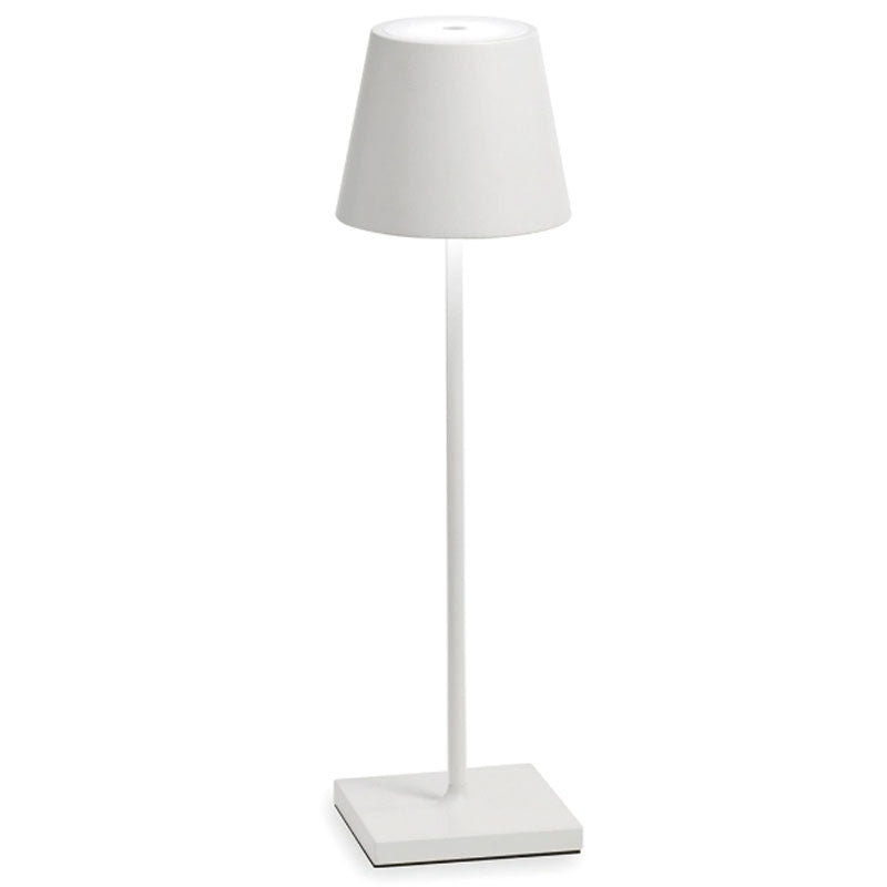 Zafferano LD0340B4 Poldina Pro Portable Table Lamp White - Atlantic Lighting