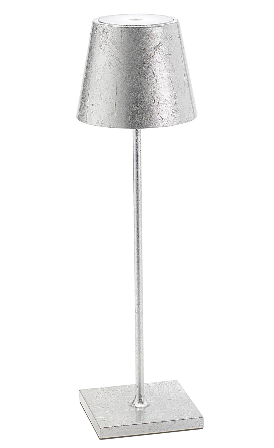 Zafferano LD0340BFA Poldina Pro Table Lamp Silver Leaf - Atlantic Lighting