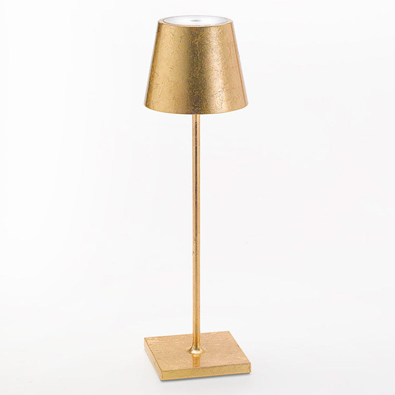 Zafferano LD0340BFO Poldina Pro Table Lamp Gold Leaf - Atlantic Lighting