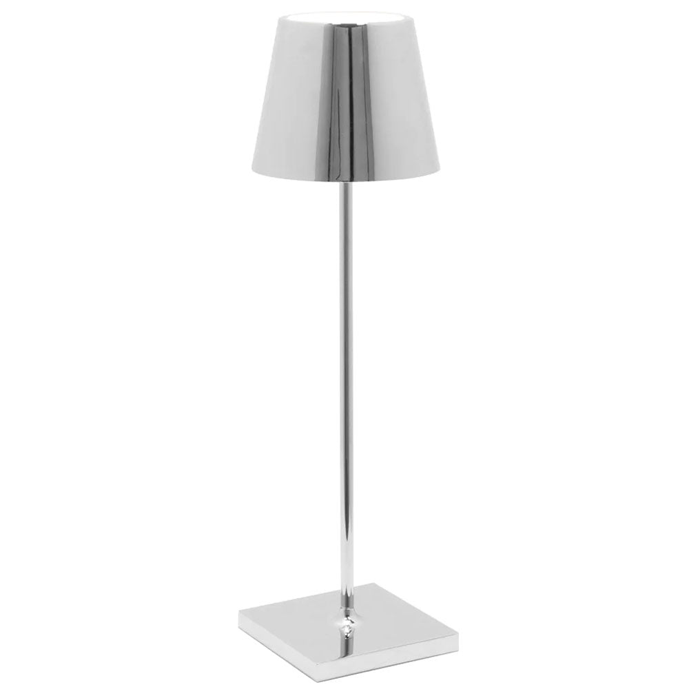 Zafferano LD0340C4 Poldina Table Lamp Glossy Chrome - Atlantic Lighting