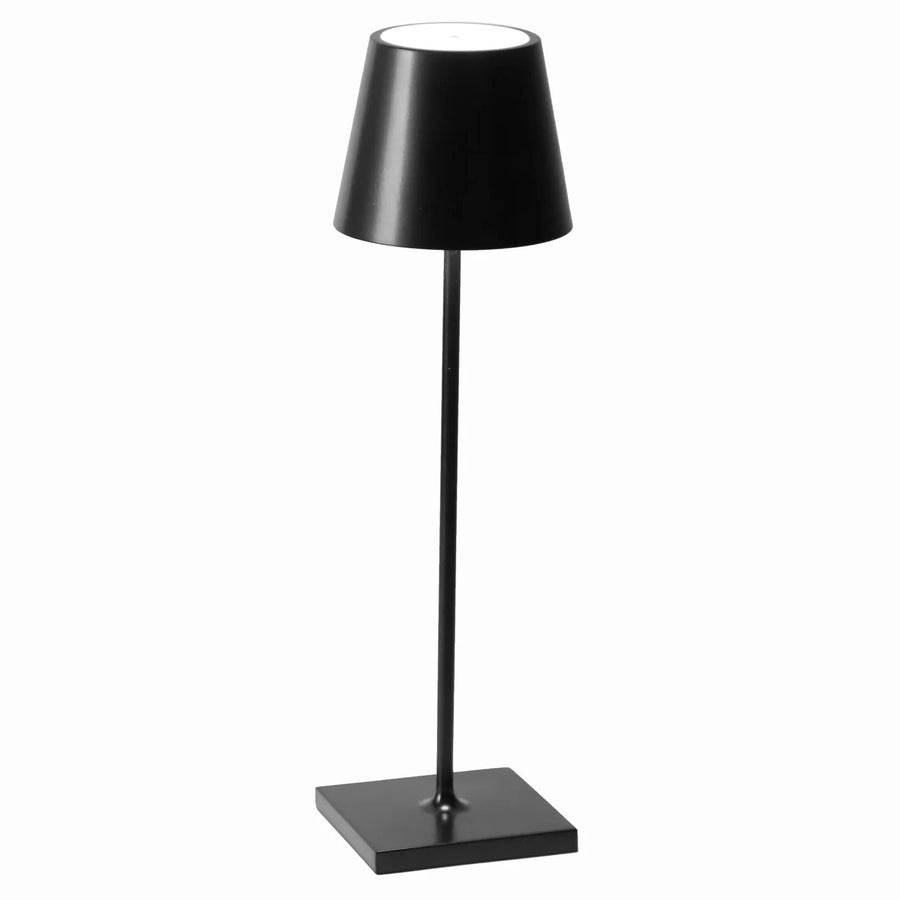 Zafferano LD0340D4 Poldina Pro Table Lamp Black - Atlantic Lighting