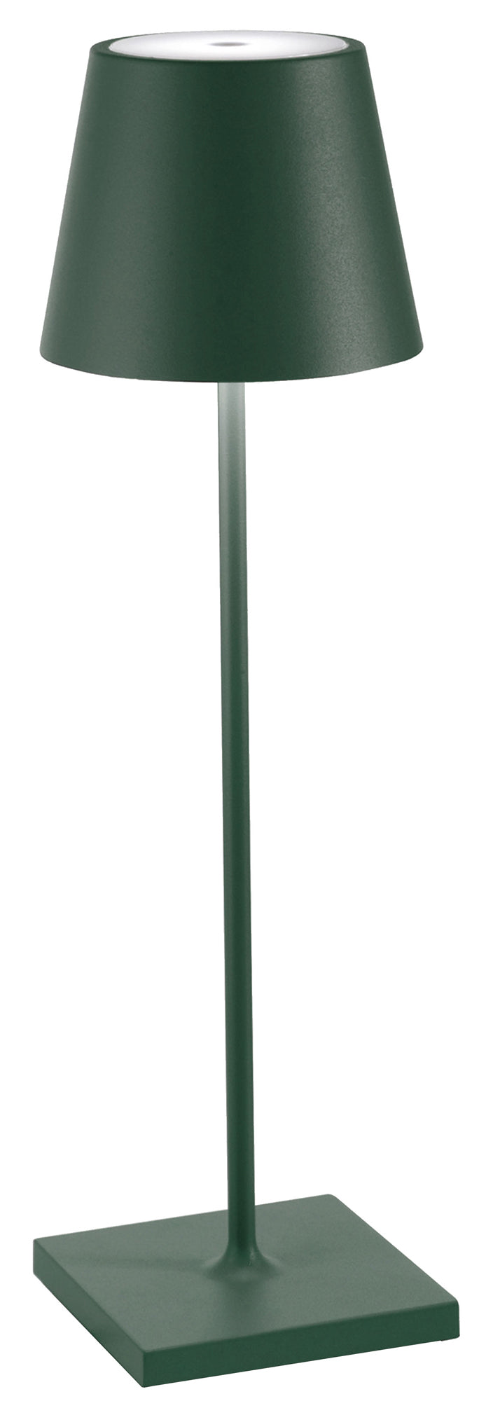 Zafferano LD0340M4 Poldina Pro Table Lamp Dark Green - Atlantic Lighting