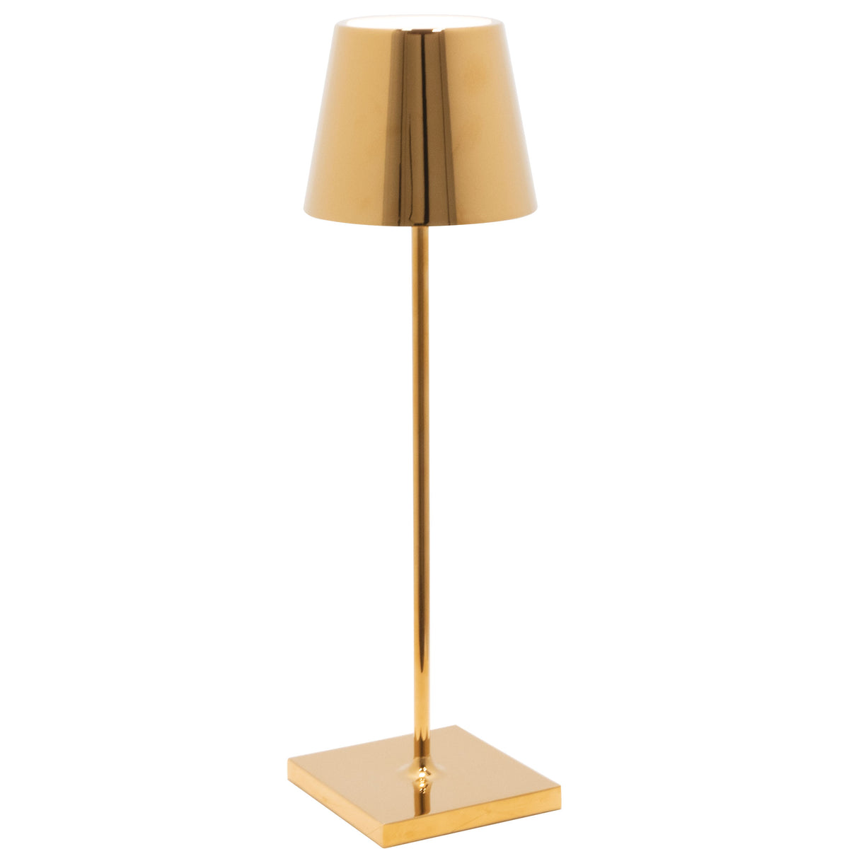 Zafferano LD0340O4 Poldina Table Lamp Glossy Gold - Atlantic Lighting