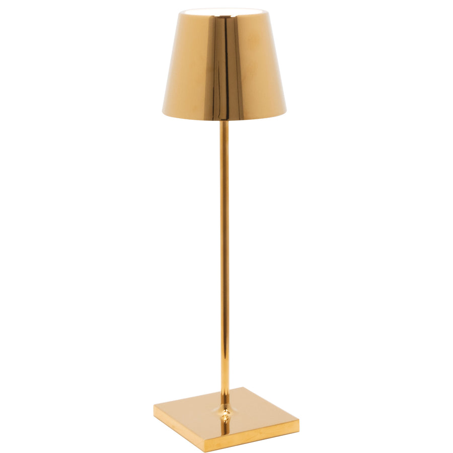 Zafferano LD0340O4 Poldina Table Lamp Glossy Gold - Atlantic Lighting