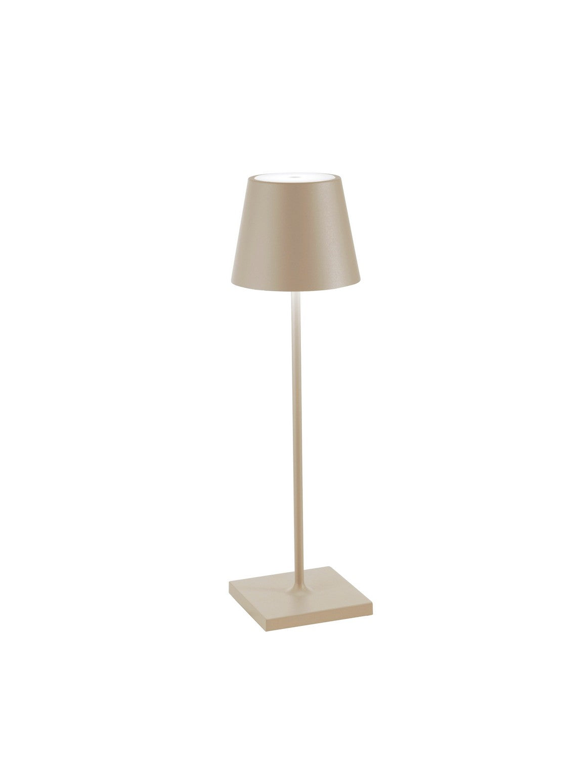 Zafferano LD0340S4 Poldina Pro Table Lamp Sand - Atlantic Lighting