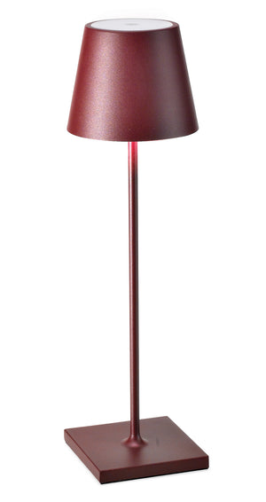 Zafferano Poldina Pro Table Lamp LD0340X4 Bordeaux