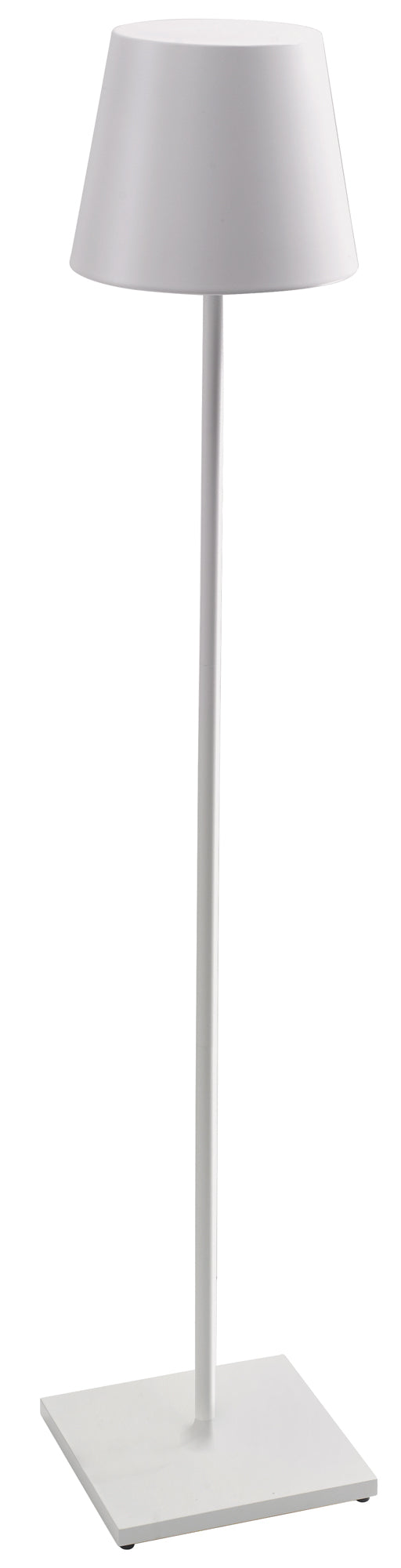 Zafferano LD0360B3 Poldina Pro XXL Floor Lamp White Aluminum - Atlantic Lighting