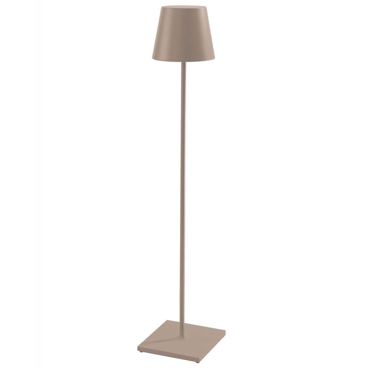 Zafferano LD0360S3 Poldina Pro XXL Floor Lamp Sand Aluminum - Atlantic Lighting