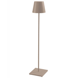 Zafferano Poldina Pro XXL Floor Lamp LD0360S3 Sand Aluminum