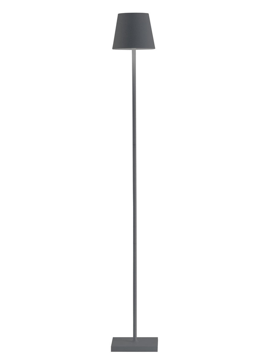 Zafferano LD0390N4 Poldina L Floor Lamp Dark Grey - Atlantic Lighting