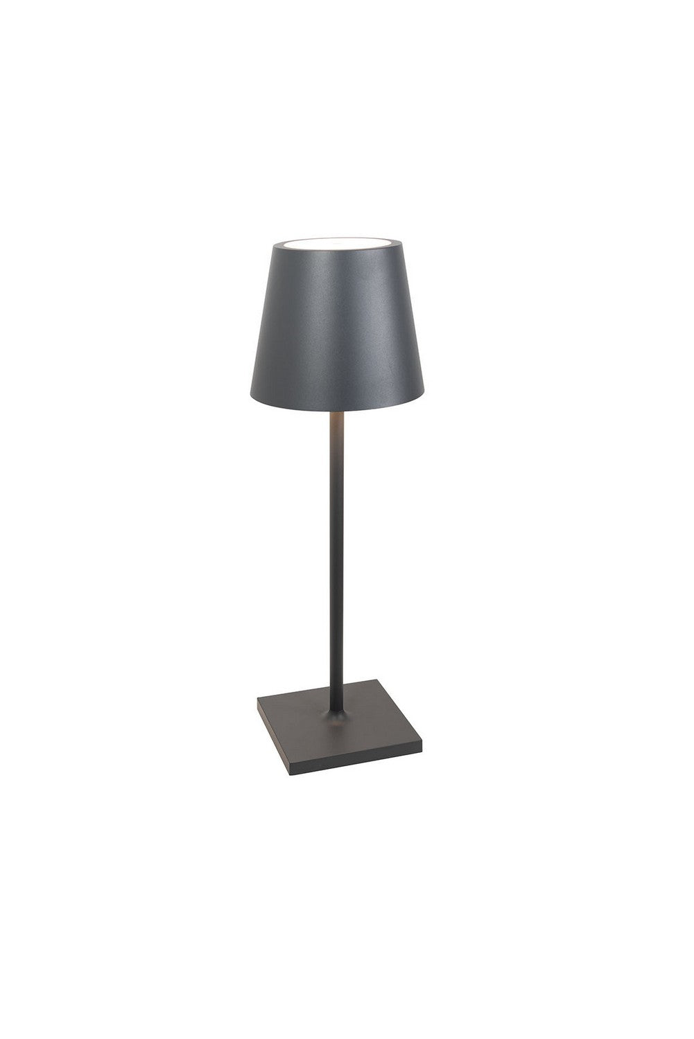 Zafferano LD0395N4 Poldina L Desk Lamp Dark Grey - Atlantic Lighting
