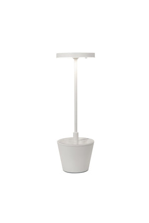 Zafferano Poldina UpsideDown Table Lamp LD0420B4 White