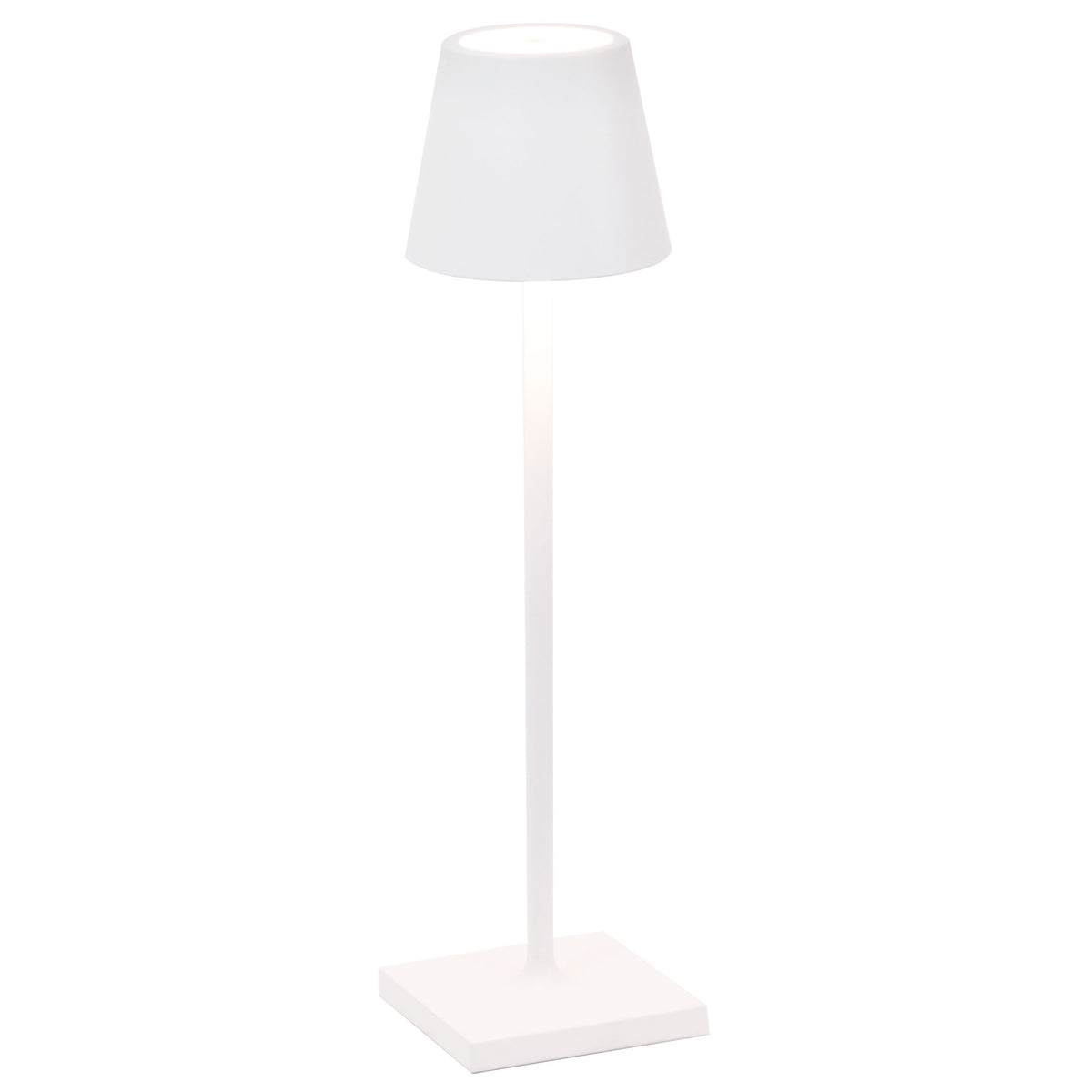Zafferano LD0490B3 Poldina Micro Table Lamp White - Atlantic Lighting
