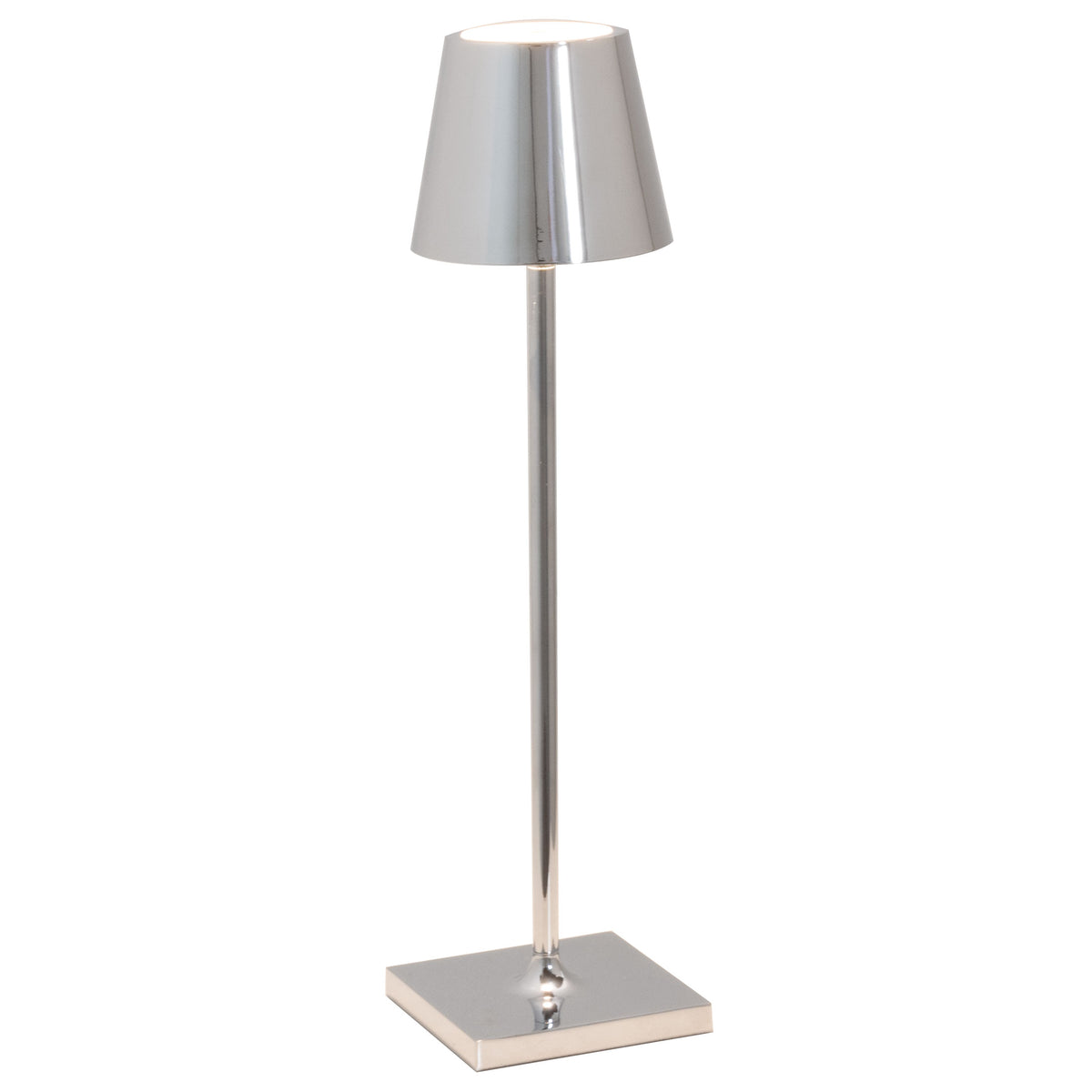 Zafferano LD0490C3 Poldina Micro Table Lamp Chrome - Atlantic Lighting