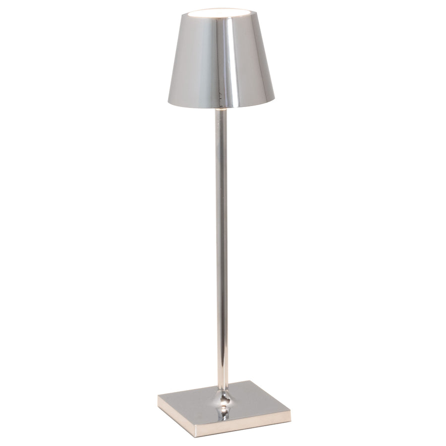Zafferano LD0490C3 Poldina Micro Table Lamp Chrome - Atlantic Lighting