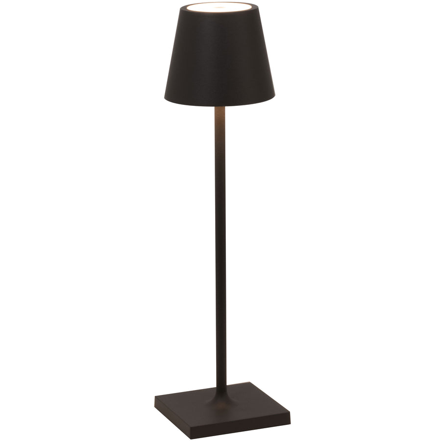Zafferano LD0490D3 Poldina Micro Table Lamp Black - Atlantic Lighting