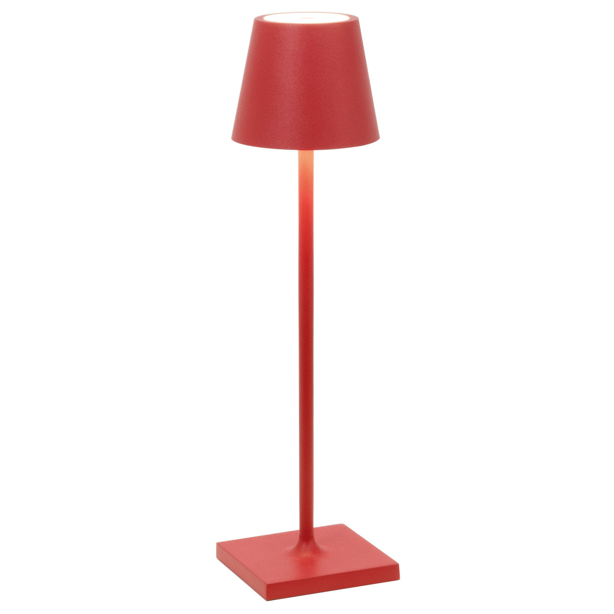 Zafferano LD0490F3 Poldina Micro Table Lamp Red - Atlantic Lighting