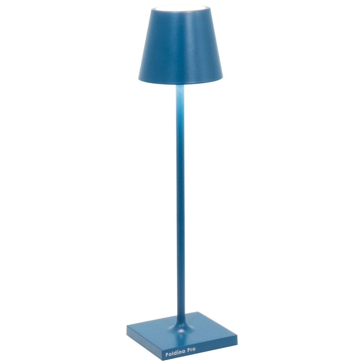 Zafferano LD0490K3 Poldina Micro Table Lamp Capri Blue - Atlantic Lighting