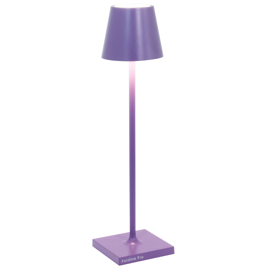 Zafferano LD0490L3 Poldina Micro Table Lamp Lilac - Atlantic Lighting